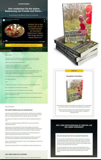 Das Geschenk der Dankbarkeit - PLR Komplettpaket
