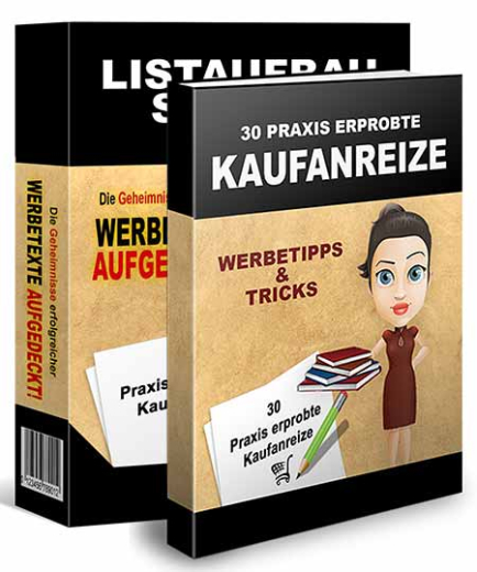 30 Praxis erprobte Kaufanreize - PLR Komplettpaket