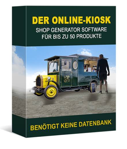 Shop Online-Kiosk für bis zu 50 Artikel