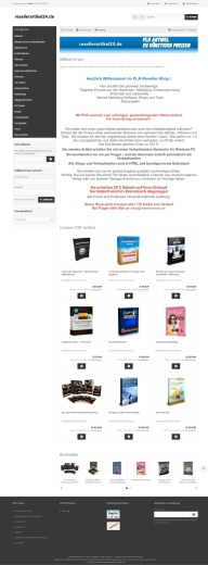 top-resellerprodukte.de - Laufender Shop mit 170 Top PLR Artikel