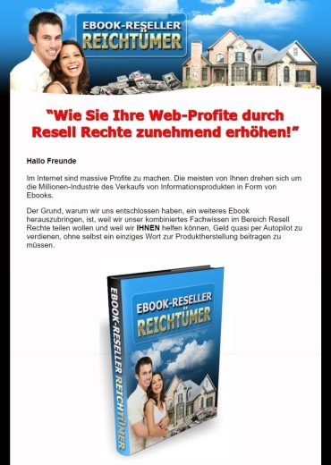 EBOOK-RESELLER Reichtümer