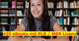 425 eBooks Paket mit PLR/MRR