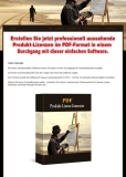 PDF Produkt-Lizenz-Generator