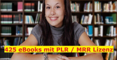 425 eBooks Paket mit PLR/MRR