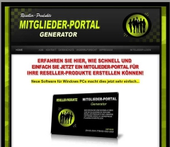 Reseller-Produkte Mitglieder-Portal Generator