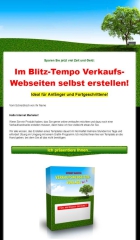 Verkaufswebseiten-Generator  - Natur