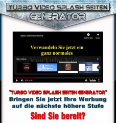 Turbo Video Splash Seiten Generator