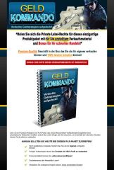 Geld Kommando - eBook - Verkaufsseite - PLR Lizenz