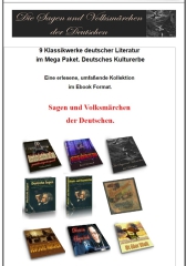 9 Sagen und Volksmärchen der Deutschen - PDF, Cover und MRR Lizenz