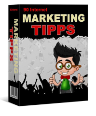 90 Internet Marketing Tipps - eBook - Verkaufsseite - PLR Lizenz